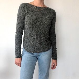 Express: Grey/Black Sweater